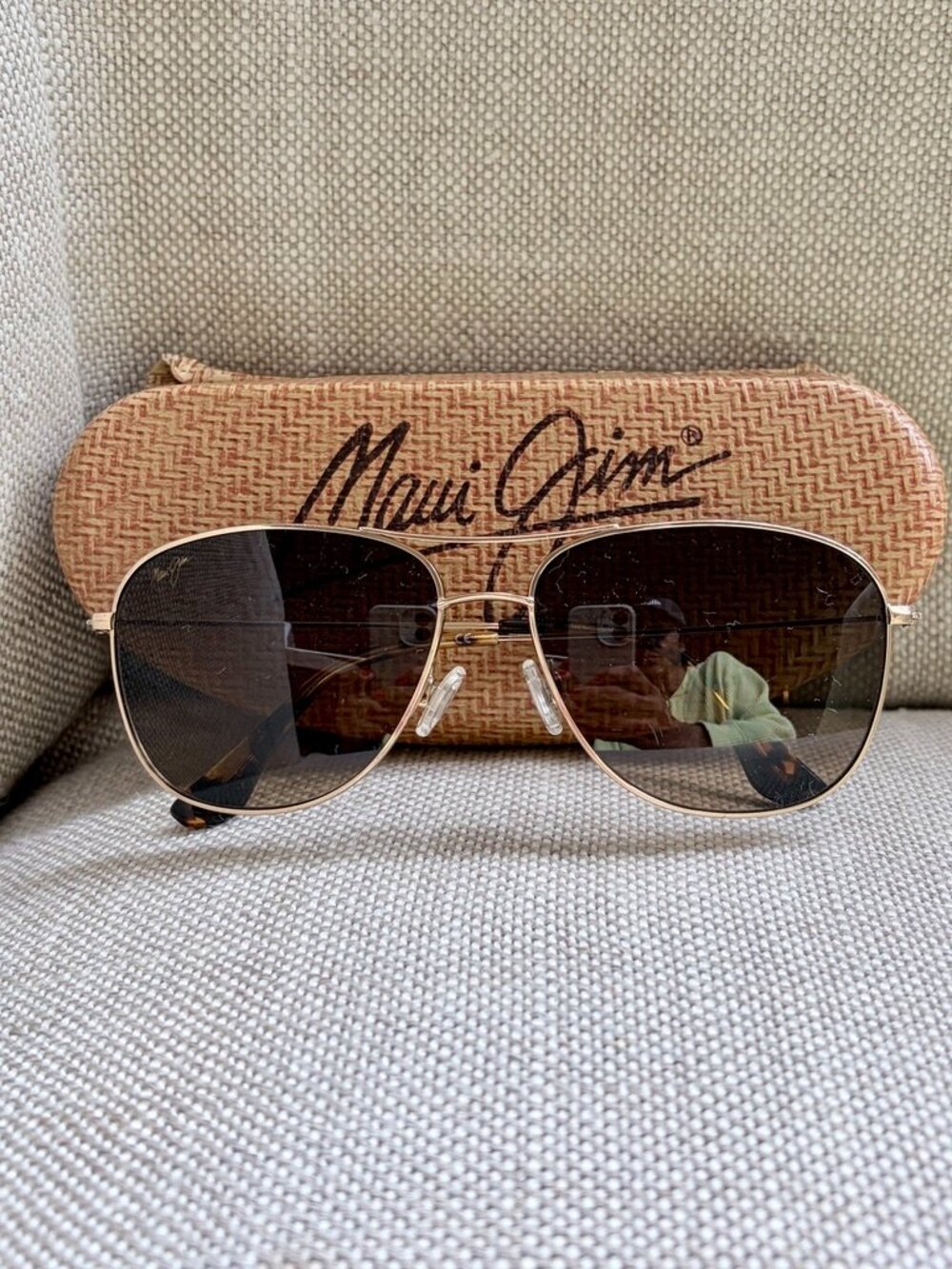 Maui Jim Cliff House Shades - Gold